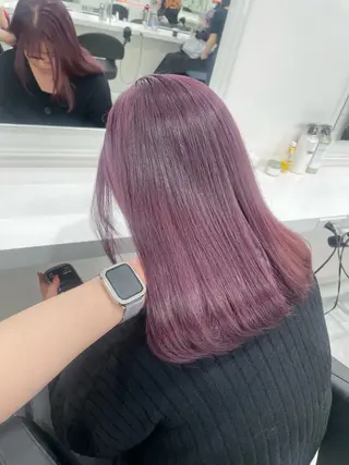 カラー 大人っぽ韓国🤍ブリ ーチ/mitsukiのヘアスタイル