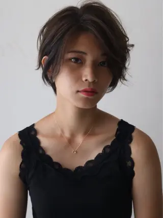 ショート ✨圧倒的満足度◎ 小顔美人ショート✨佃のヘアスタイル