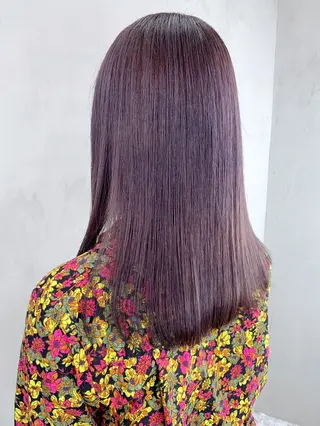 ミディアム カラー パーマ ヘアアレンジ ITbyALBUM 下北沢店のヘアスタイル