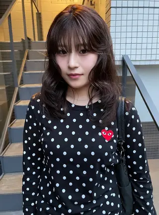 セミロング カラー sano rikitoのヘアスタイル