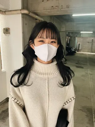 セミロング カラー 高橋 みく/ minim 暖色のヘアスタイル