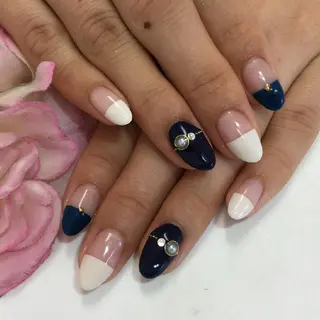 ショート ミディアム セミロング ロング ネイル Lino Nail(リノネイル)所属・Lino Nail sekitomiのネイルデザイン