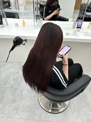 ロング カラー 🫧韓国風透明感 ヘア🫧towaのヘアスタイル