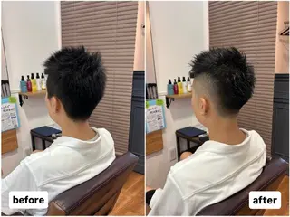 ショート ヘアアレンジ メンズ flower所属・原田 歩実のヘアスタイル