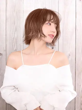 ショート sand PALCE 仙台店所属・🎴イトウユウ🎴 ボブ/ナチュラルのヘアスタイル
