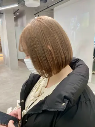 ショート カラー ウルフ🐺/ボブ ハイトーン🌈/増田のヘアスタイル
