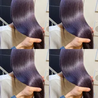 セミロング カラー ヘアアレンジ 💎韓国レイヤー ×エクステゆうま💎のヘアスタイル