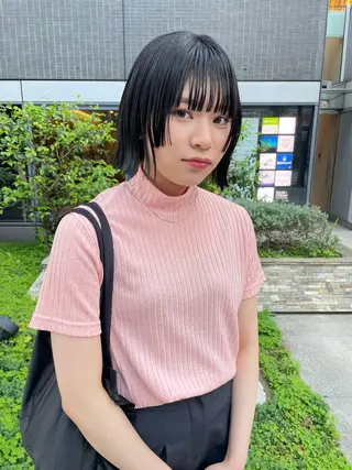 ミディアム カラー パーマ ヘアアレンジ メンズ tatsumi/ボブ ウルフ/レイヤーのヘアスタイル