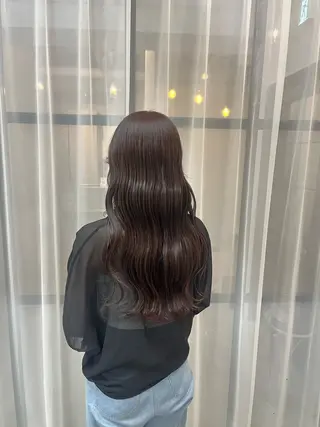 ロング カラー 角田 いちるのヘアスタイル