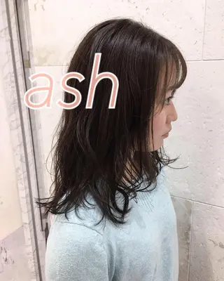 ロング カラー 斉藤 貴也のヘアスタイル