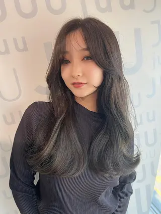 セミロング 安井 貞好のヘアスタイル