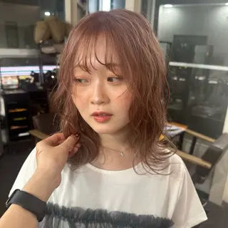 カラー noa / 郡山ボブ ×透明感カラーのヘアスタイル