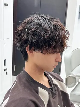 ショート パーマ メンズ 梅田/メンズ／美容師 パーマ/一色翔のヘアスタイル