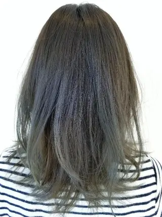 セミロング カラー 髪質改善/ハイライト 小林秀樹のヘアスタイル