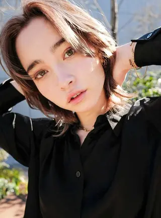 ミディアム カラー パーマ ヘアアレンジ cecil hair 難波店所属・髪質改善透明感カラー /SHOGO☀️のヘアスタイル