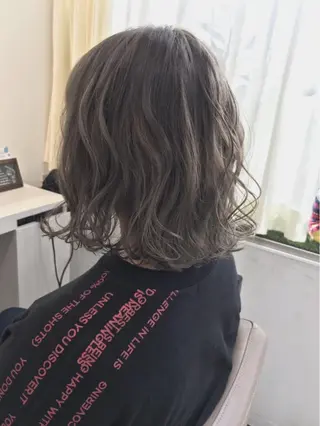 ミディアム カラー 山崎俊輔/髪質改善 /バレイヤージュのヘアスタイル