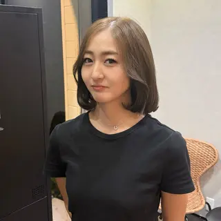 ミディアム カラー 東 大智のヘアスタイル