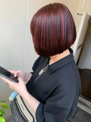 ミディアム カラー ママ美容師まつげ 🤍まき🤍のマツエク・マツパデザイン