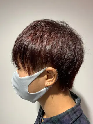 ショート カラー メンズ 髪質改善・縮毛矯正 Taijuのヘアスタイル