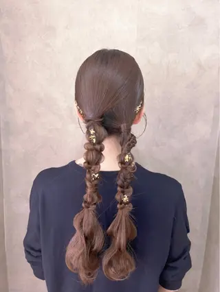 ヘアアレンジ 垢抜けヘアメイク🫧 JURI🪽のヘアスタイル