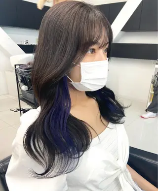 ミディアム 韓国レイヤー/ヘア カラー🎀ayamiのヘアスタイル
