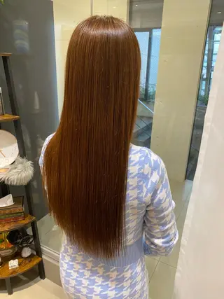 ロング パーマ 田中 アキオのヘアスタイル