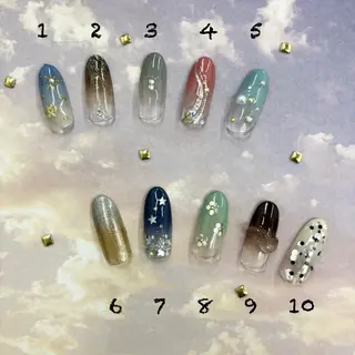 ネイル セプトアカデミー 古田のネイルデザイン