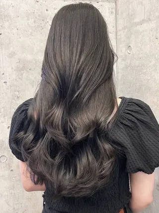 ロング カラー ヘアアレンジ 垢抜け透明感カラー 指名No.1shunのヘアスタイル