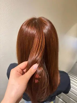 ミディアム カラー 上條響子/伏見/ 透明感カラーのヘアスタイル