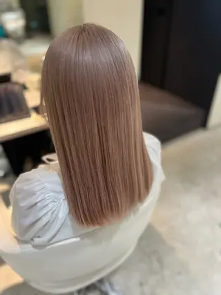 セミロング 🦋🫧艶髪カラー 🫧🦋あいりのヘアスタイル