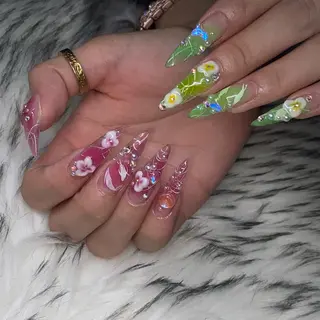 ネイル la vie  Luire所属・la vie Luire ｱｽｶのネイルデザイン