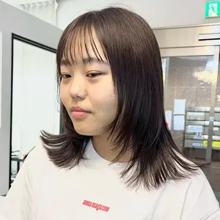 ミディアム カラー channel所属・Natsumi ❤︎のヘアスタイル