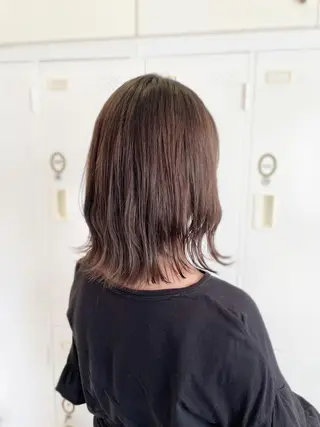 ミディアム カラー 大阪長居🌱野見山 卓也のヘアスタイル