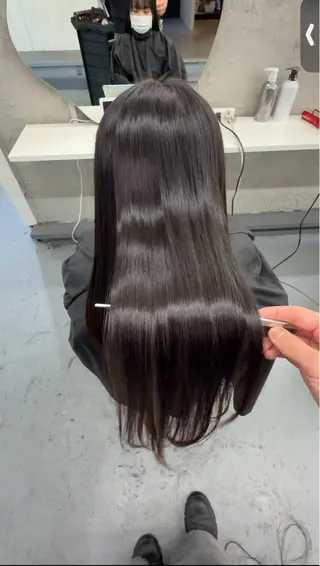 ロング 【柏】ハイトーン× 美髪矯正💫だいちのヘアスタイル