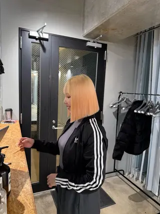 ロング カラー 複雑履歴修正/ ハイトーン職人/拓真のヘアスタイル