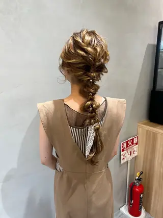 ヘアアレンジ 名駅セット/オトナ 女子🦋Wakanaのヘアスタイル