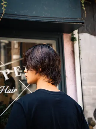 ミディアム カラー パーマ メンズ 🔗メンズサロン🔗 Kieのヘアスタイル