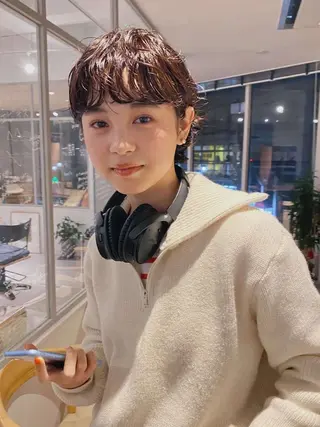 ショート パーマ ショートカット無料/ 小顔ショートのヘアスタイル