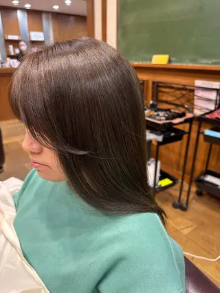 セミロング カラー topstylist 遠山康兵のヘアスタイル