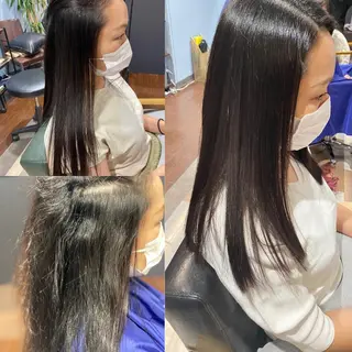 ロング カラー パーマ 髪質進化系へ 💇‍♀️Yasuのヘアスタイル