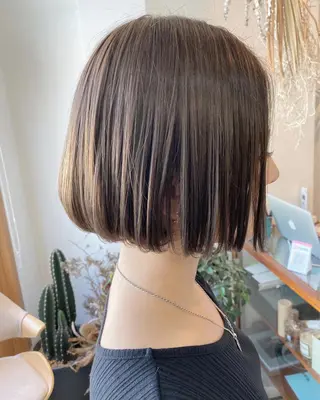 ショート カラー パーマ OVER→三軒茶屋 /縮毛矯正・髪質改善のヘアスタイル