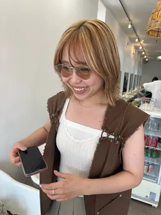 ショート カラー 🌼sunc HINAMI🌼のヘアスタイル