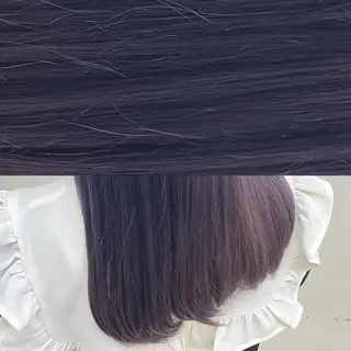 ロング カラー ［銀座］淡色 ラベンダー🫧大村のヘアスタイル