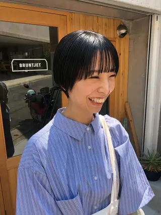 ショート BRUNTJET所属・MAEDA MADOKAのヘアスタイル