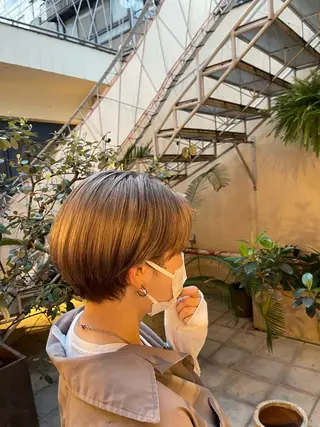 ショート カラー メイクス表参道所属・ショート/ボブ 矢野湧也のヘアスタイル