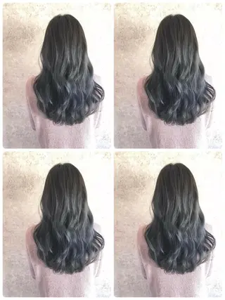 ミディアム due hair 京都駅前店 MILBON オージュア認定サロン【デューヘアー】所属・ハイトーンブリーチ 土坂　由志【京都】のヘアスタイル