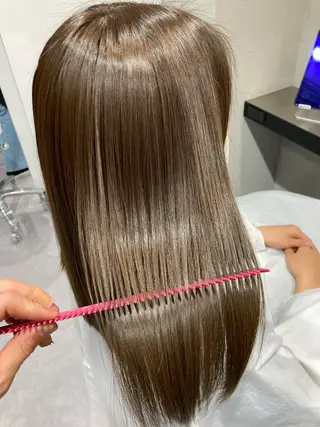 ロング カラー 豊中/メンズ特化 岡田 龍之介のヘアスタイル