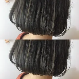 ショート カラー 髪質改善 頭身浴/ 中田のヘアスタイル