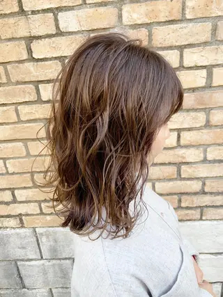 ミディアム シールエクステ支持率 髪質改善💯sayaのヘアスタイル