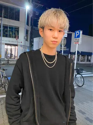 カラー メンズ 栄/矢場町 三井太朗のヘアスタイル